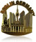 Metall-Magnet Berlin | typisches Hauptstadt Souvenir | Kühlschrankmagnet | Designed in Germany