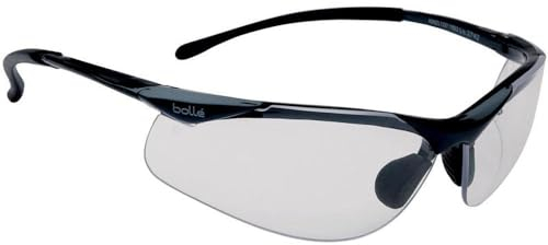 Bolle CONTOUR PSSCONT-C10 Schutzbrille mit klaren Gläsern, resistent gegen Stress, Nebel, UVA und UVB