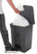 Curvaso HQ PREMIUM GREY 45L PEDAL STEP ON WASTE DISPOSAL BIN COMMERCIAL PRODUCTS MEDICAL KITCHEN PLASTIC PROFESSIONAL RECYCLE RECYCLING FOOD CLINICAL MULTI PURPOSE INDOOR OUTDOOR
