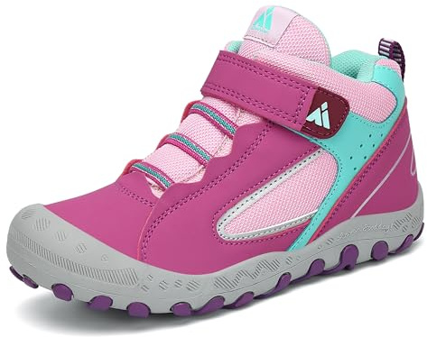 Mishansha Kinder Wanderschuhe Trekking Wanderstiefel Outdoor Trekkingschuhe 24-38 EU | Jungen Outdoor Wanderschuhe, Mädchen Freizeitschuhe, Kinderschuhe