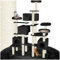 tectake® Arbre à Chat XXL Griffoir pour Chat 214 cm, 4X Maison pour Chat 4X Lit pour Chat Jeux Chat Appartement Accessoire Chat avec Couchage Chat Grattoir Chat Etagere Chat
