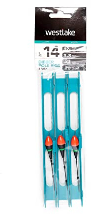 WESTLAKE Dibber Pole Rigs Size 14, White, One Size