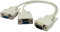 Bolwins J14S VGA Splitter Kabel Adapter 1x2 – S-VGA Splitter Y-Kabel für Beamer, Monitor und PC