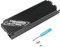 M.2 2280 SSD heatsink YACSEJAO M.2 Heatsink NVMe Cooler with Thermal Silicone pad for PC M.2 PCIE NVMe SSD, Black