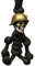 Skelett-Soldaten-Anhänger, Dekortaiv, hängendes Ornament, Charm-Zubehör für Geldbörse, Gepäck, Koffer, Dekoration, Zubehör, Skelett-Soldaten-Anhänger