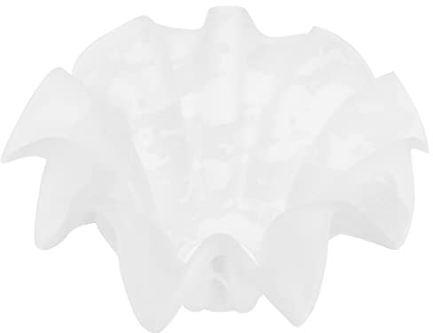 Ersatz-Lampenschirm aus Milchglas Lampenschirm Weiß Glas Lampenschirm Ersatz Blumenform Lampenschirm Abdeckung für Schlafzimmer Wohnzimmer Tulpe Glas Lampenschirm