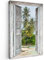 MuchoWow© Impression sur Toile Photo Peinture 80x120 cm Tableau Decoration Murale Chambre Salon Maison Deco Cuisine Tropical - Palmier - Vue d'ensemble - Mer