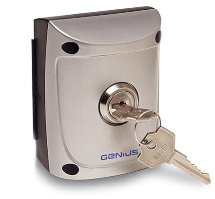 Selettore Comando Pulsante a Chiave Da Esterno N.3201 GENIUS QUICK 1 JA31101