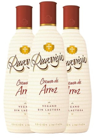 Crema de Licor Rua Vieja Crema de Arroz Ruavieja 70 cl (Caja de 3 Botellas de 70 cl)