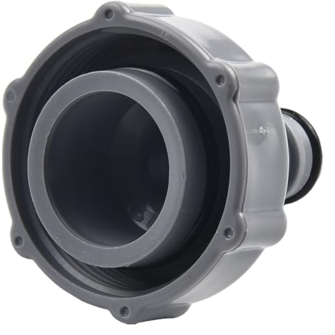 Oniissy Ablassventil, langlebig, grau, P6H1419 Ablassventil zum Ablassen von Poolschlauch-Adapter, Ersatz-Ablaufventil, 1693031592