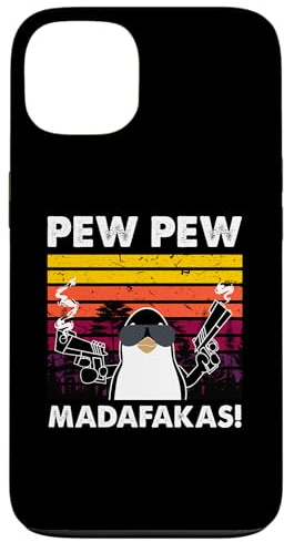 Pew Pew Madafakas Pinguin Handyhülle Hülle für iPhone 13