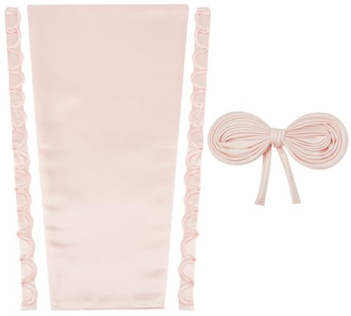 BENECREAT Kit Dos Corset en Satin, Remplacement de la Fermeture Éclair du Corset Rose, Kit de Corset Réglable pour Robe de Bal Formelle à Lacets, Mariage