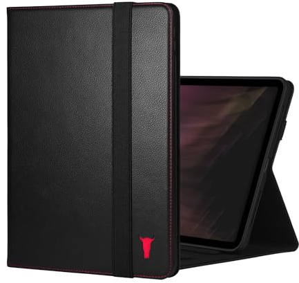 TORRO Lederhülle kompatibel mit iPad Pro 11 5. Generation - Echtleder iPad Pro 11 2024 Hülle mit Standfunktion und Apple Pencil-Konnektivität (Schwarz)