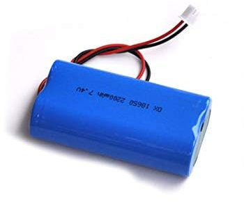 JJoias Compatibile Per 2PCS 7.4V 18650 Batteria Ricaricabile Agli Ioni Di Litio Pack 8.4V Li-ION Cell 2200mah Protetto Per Altoparlante Amplificatore Audio Luce LED