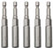 6-19mm Quick-Change 1/4 inch Hex Shank Metric Deep Socket Screwdriver Impact Nut Setter Extractor Remover Driver Drill Bit, 80mm Length, for Electric Manual Impact Screwdriver (5, 8mm)