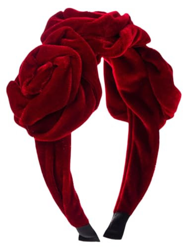 scicent Stirnband Mädchen Knoten Haarschmuck für Frauen Damen Vintage Haarband Einfarbiges Stoff Haarreif Elegant Retro Haarreifen Modische Breit Haarbänder für Party - 27711