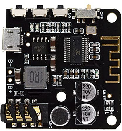 Lanko BT5.0 PRO Audiomodul-Decoderplatine MP3-Audio-Decoderplatine mit Verlustfreiem Mikrofon Autolautsprecher-Audioverstärkerplatine DIY-Audioempfänger