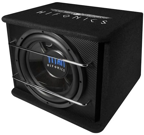 Hifonics TS300R – Sistema de reflejo de graves único de 30 cm (12) con 800 W máx. de la serie Titan Car-Audio