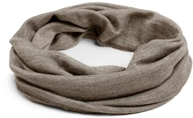 Engel Natur Schlauchschal, 70% Wolle, 30% Seide, für Damen und Herren (Walnuss)