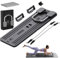 ExeractFit Pilates Board - 2025 Upgraded Plegable Pilates Reformer Machine Set per Hogar Pilates Equipment Multifuncional Rodillo Abdominales Rebote Automático Home Workout(Negro)
