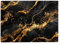 Shopagift Black Gold Abstract Marble Effect Glass Chopping Board Large Kitchen Worktop Saver 39cm x 28cm
