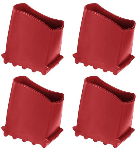 4 Stück Leiter Fussstopfen Gummi Leiterfüße Schutzkappen für Leitern Ersatz Leiterkappen Leiter Füße Rutschfeste Leiterfußabdeckung Fußkappen Trittleiter für Leiter Ersatzteile HeimarbeiterKlappleiter
