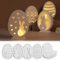 SVOCK Silikonformen Gießformen Ostern, 6Pcs Silikonformen Osterei Osterhasen Herz, Silikonform Osterei Silikonformen Kerzenhalter Osterhase Silikon Form, Silikonformen Gießformen Kerzen Ostern Kerzenh