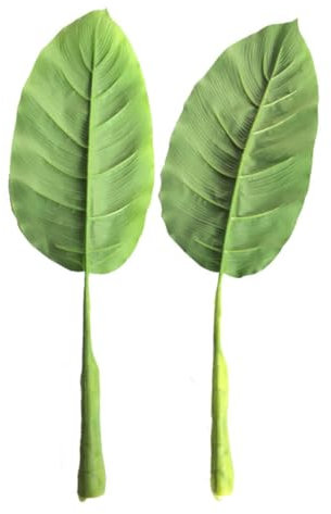 RORPOIR 4pezzi Pz Foglie Finta Strelitzia Foglia Ornamentale Simulata Decorazioni Per Casa Ufficio Giardino Verde Verde Scuro Decorazioni Artistiche Per Eventi E Ambienti Interni