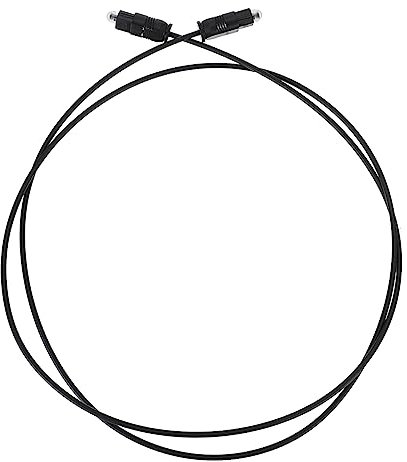 KICHOUSE 6pcs Od 2.2mm Optical Audio Cable 1m Fiber Digital Spdif Cable for Home Theater and Game Console Connection