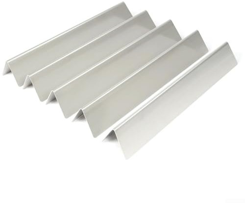 Homeponnew 5 barre per affumicatore in acciaio inox per barbecue Weber, griglie aromatizzanti per un gusto ricco di affumicatura, parti di ricambio per barbecue resistenti alla ruggine