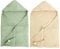 TNTGMG Baby Kapuzenhandtuch, 2 Stück 100% Musselin Cotten Badetuch Set, 90×90 cm, Superweich und saugfähig Badetuch mit originellem Design für Babys, Säuglinge, Kleinkinder