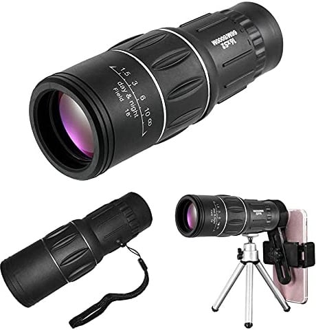4K 10-300X40mm Tragbares Super-Telezoom für den Außenbereich, Hochleistungs-HD-Leichtteleskop, Objektiv-Fokusprisma mit Stativ und Clip