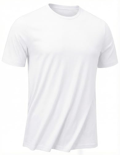 PINSPARK Herren Sportshirt Kurzarm UV-Schutz Laufshirt Funktionsshirt | Atmungsaktiv Sport Shirts Schnelltrocknend UPF 50+ UV Shirt Outdoor Nachtlauf Gym Tshirt mit Reflektierenden Streifen