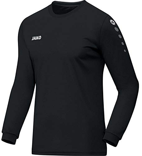 JAKO Herren Trikot Team (Langarm), Schwarz, S