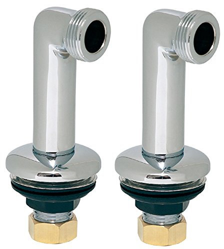 Watts - Colonnette Baignoire - Colonnette avec Rosace Mâle 1/2 sans écrou Mâle 3/4 - Hauteur 70mm