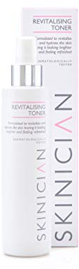 SKINIAN Revitalisierender Toner – Reich an Vitamin C, Gurke + Vitamin B5 – Professionelle Hautpflege – Täglicher Gesichtstoner für helle & strahlende Haut – ohne Tierversuche & Vegan (200 ml)