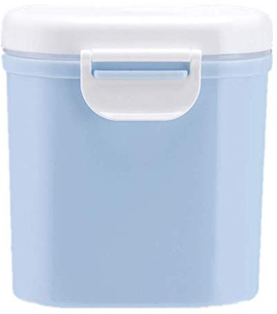 MUUZONING Baby Milchpulver Behältermilchpulver Container, Behälter Formel Milchpulver-Spender Tragbarer/Aufbewahrung, Portable Milchpulver-Vorratsbehälter, BPA frei, mit Gleich macher 800ML(Blau)#006