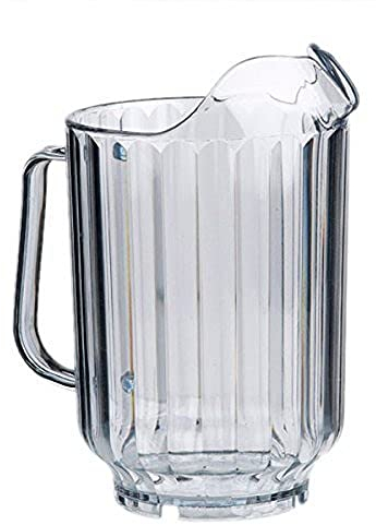 Buddy's Bar - Pichet à Bière, Carafe pour Limonade et Eau en Plastique - Diamètre 13 cm, Hauteur 21 cm, Capacité 1,5 L