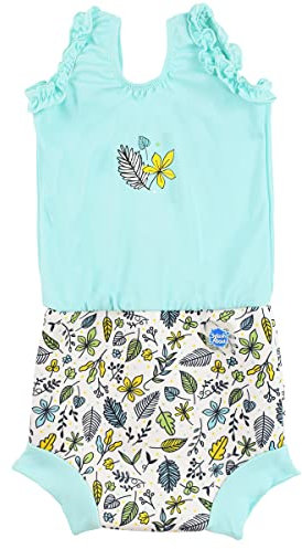 Splash About Happy Nappy Swim Pañal Bañador (3-8 Meses, Fallen Leaves)