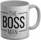 Shopagift The Boss Man White 11oz Large Mug Gift Cup