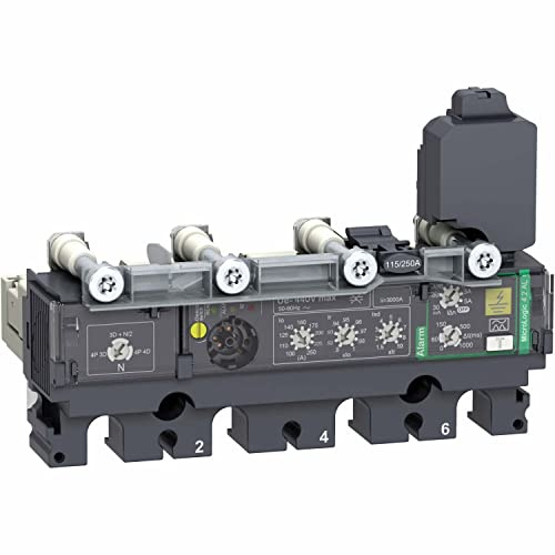 Schneider Electric Ud.Control NSX250 AC 4P4R 250A 4.2AL Drucktasten-Schalter 4-Wege AUF-AUS bunt