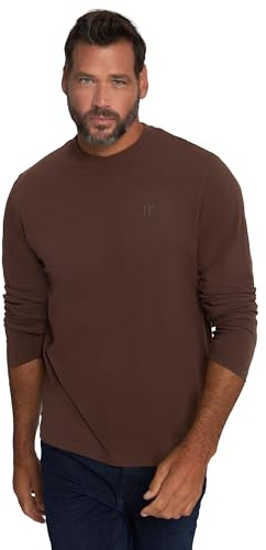 JP 1880 Herren Kurzarm T-Shirt Espresso L