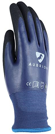 Shires Aubrion Winter Work Gloves - Navy Blue Small
