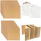 4 Sets Geschirr-Verpackungsset, Glas-Trenner-Set für Umzug, Geschirrverpackung, Umzugskarton-Set, 20 Stück Karton-Trennwände mit 30 Schaumstoffpolstern, passend in 40,6 x 30,5 x 30,5 cm Box (Box nicht