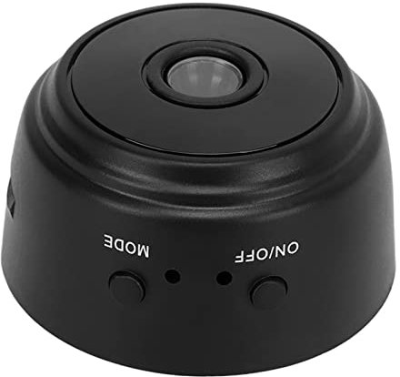 Wireless Security Camera 1080p HD Mini Camera, Indoor Outdoor Surveillance with Magnetic Installation, APP Remote Monitoring (Black)