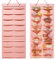 Kraeoke Haarspangen Aufbewahrung Halter Displayhalter für Haarschmuck große Hängende Schmuck Organizer für Mädchen (Pink 2)