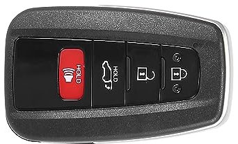 MACHSWON 314,3 MHz 8990H-0R030 Télécommande de rechange intelligente sans clé 3 boutons avec clé de porte pour Toyota RAV4 2019 2020 2021