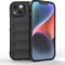 Knoowcase for iPhone 14 Phone Case Shockproof Soft Silicone Bumper Case Shock Absorbing Airbag Anti-Slip TPU Rubber Matte Shell Protective Cover for iPhone 14, Black
