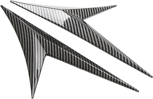 KAMNIK Auto Spoiler Frontali,per VW Golf 4 5 6 7 GTI,Paraurti Anteriore Labbro Splitter Diffusore Protezione Accessori,A-Carbon Fiber Look