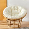 HOUSN 8,130 * 130, Papasansessel Kissen, Papasan Sitzkissen für Hängesessel, Polster Bodenkissen für Schwenksessel, Rund Papasan Sessel, Polyrattan Sessel, Garten Stuhlauflag